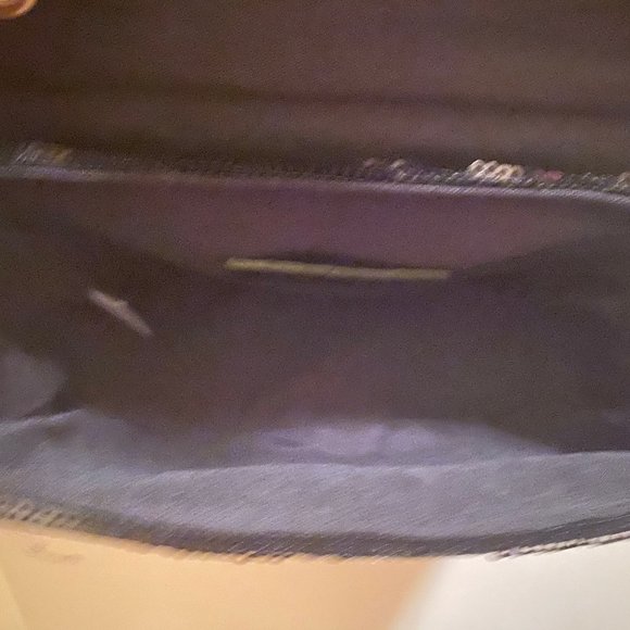 *NEW & NEVER WORN* Black Sparkly Bag - Picture 5 of 5